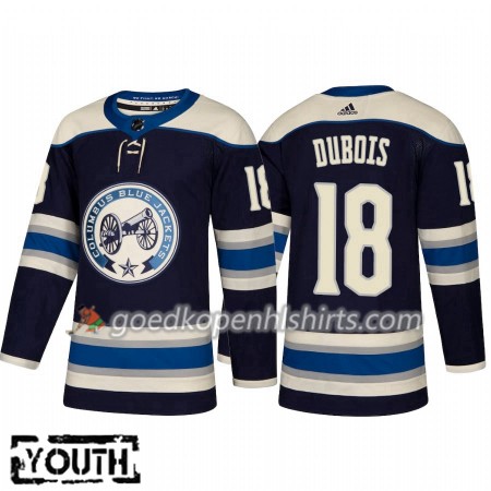 Columbus Blue Jackets Pierre-Luc Dubois 18 Adidas 2018-2019 Alternate Authentic Shirt - Kinderen